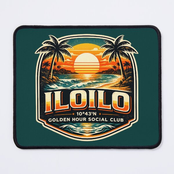 Item preview, Iloilo Golden Hour Social Club – Tropical Sunset Philippines designed and sold by getpressedshirt.