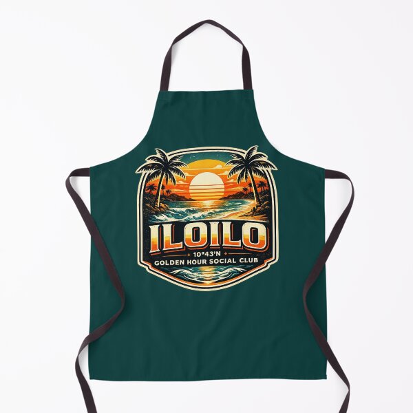 Item preview, Iloilo Golden Hour Social Club – Tropical Sunset Philippines designed and sold by getpressedshirt.
