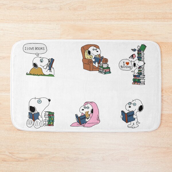 Item preview, Book lover snoopy designed and sold by Katyslittlestickershop.