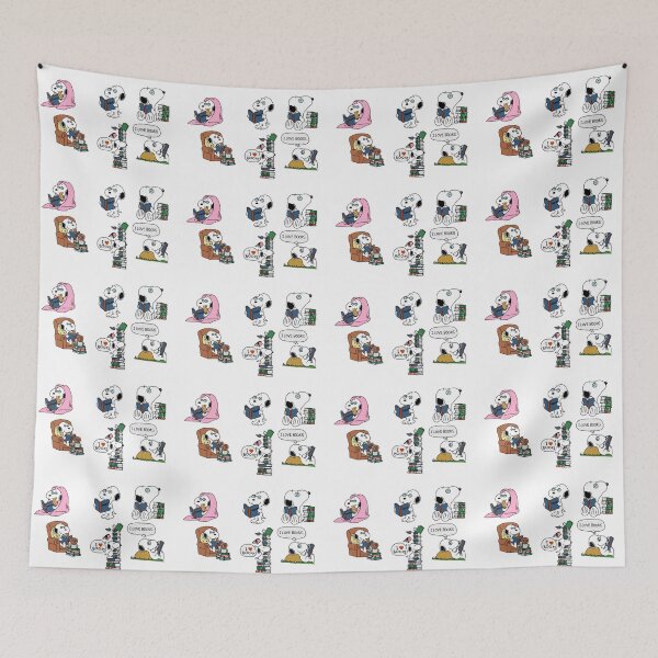 Item preview, Book lover snoopy designed and sold by Katyslittlestickershop.