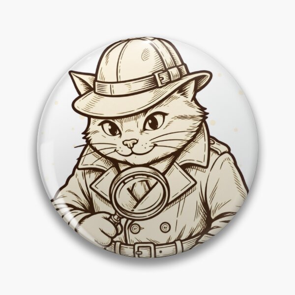 Item preview, Cat Mystery Investigator designed and sold by ConElAlma.
