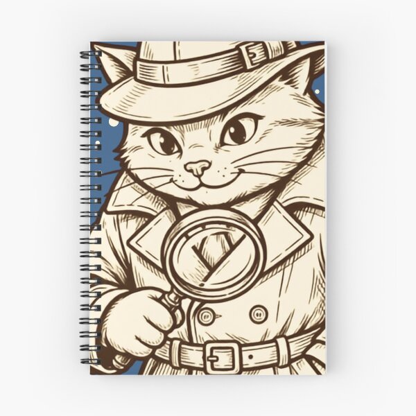 Item preview, Cat Mystery Investigator designed and sold by ConElAlma.