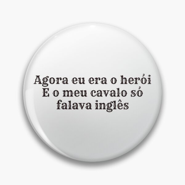 Item preview, Agora eu era herói designed and sold by MaxCardoso.