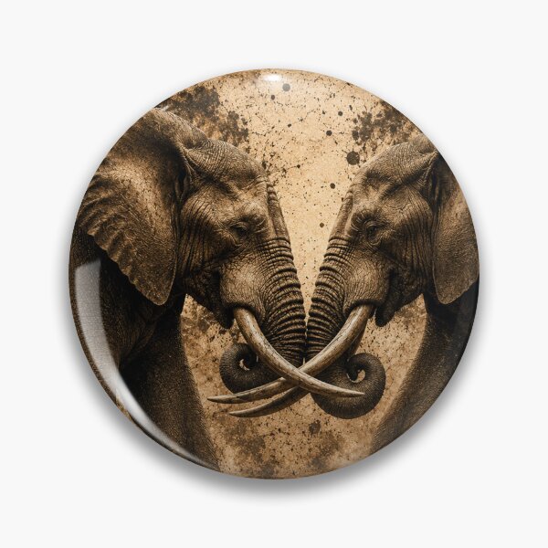 Item preview, FIGHTING ELEPHANT designed and sold by johnnyssandart.