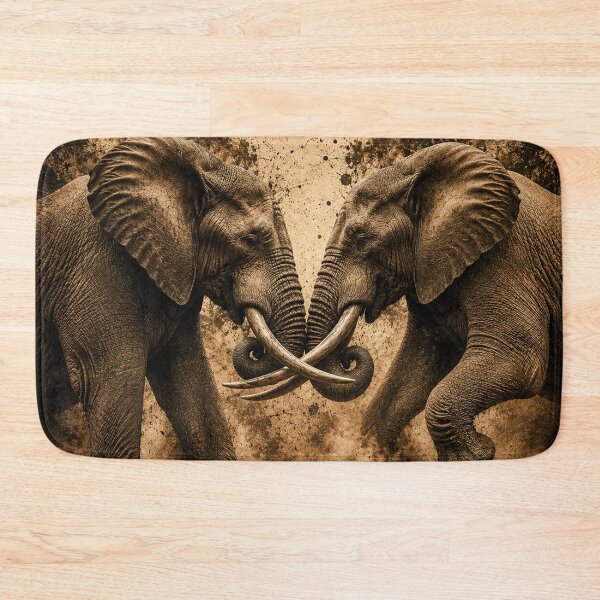 Item preview, FIGHTING ELEPHANT designed and sold by johnnyssandart.