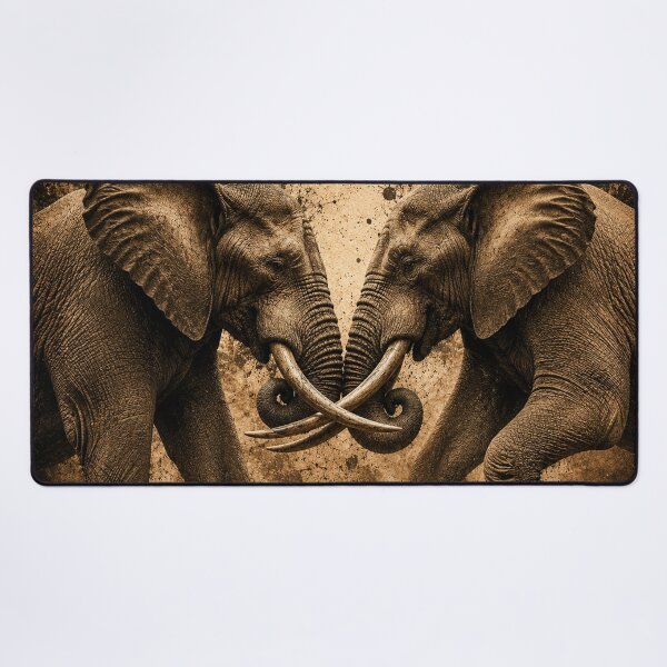 Item preview, FIGHTING ELEPHANT designed and sold by johnnyssandart.