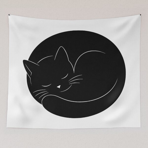 Item preview, Black Cat with Golden Eyes designed and sold by MewMade.