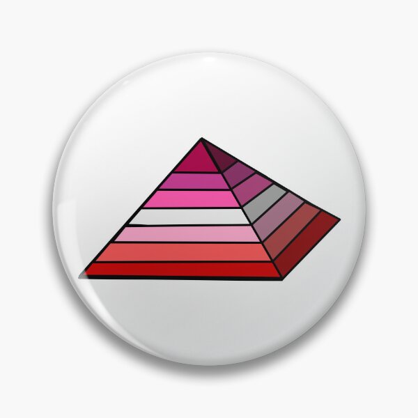 Item preview, Pyramid Pride Flag Lesbian designed and sold by HarveyHandcraftsandDesigns.