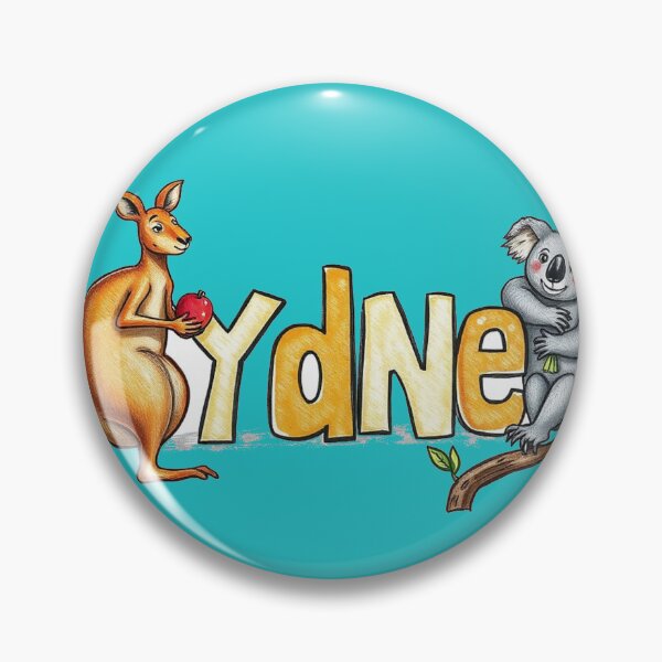 Item preview, Sydney text with kangaroo and koala designed and sold by CreationsNicB.