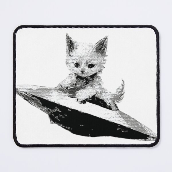 Item preview, Kitty on a UFO designed and sold by W Designs.