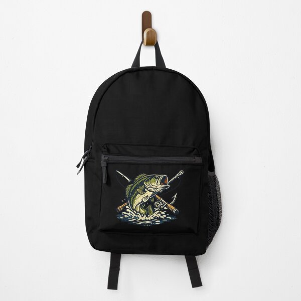Item preview, Vintage Fishing Club Bass Fish Retro Emblem Outdoor Adventure designed and sold by Artycom.