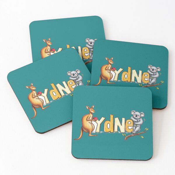 Item preview, Sydney text with kangaroo and koala designed and sold by CreationsNicB.