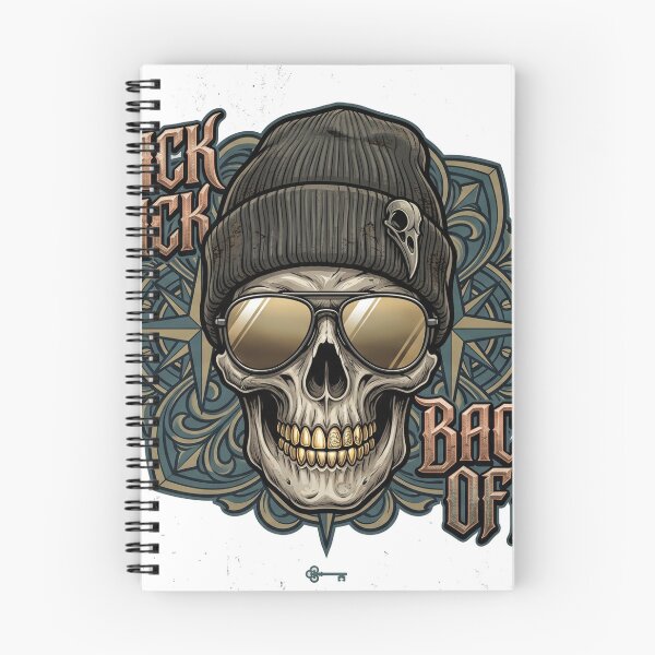 Item preview, Back Back Off Skull T-Shirt | Gothic Streetwear Skull Graphic Vintage Biker Design designed and sold by MAStrends.
