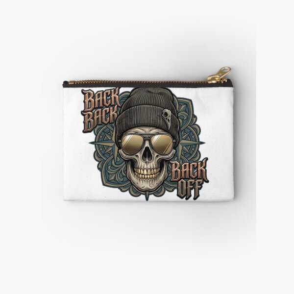 Item preview, Back Back Off Skull T-Shirt | Gothic Streetwear Skull Graphic Vintage Biker Design designed and sold by MAStrends.
