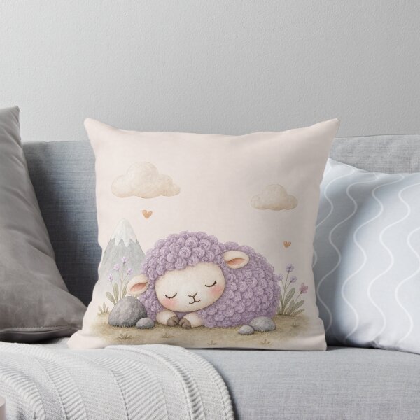 Item preview, Ovejita Lavanda Dormida – Lámina Infantil Little Iceland designed and sold by RebecaBecerra.