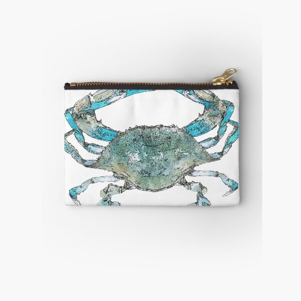 Item preview, Water color blue crab designed and sold by Sketch Stew Studio.