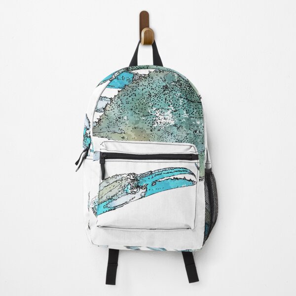 Item preview, Water color blue crab designed and sold by Sketch Stew Studio.