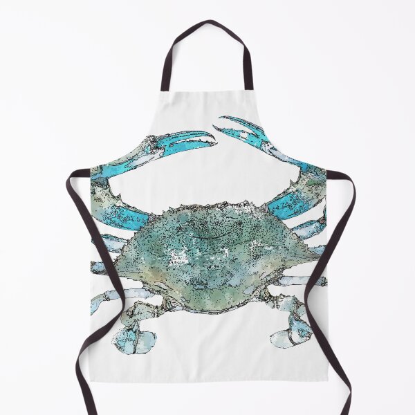 Item preview, Water color blue crab designed and sold by Sketch Stew Studio.