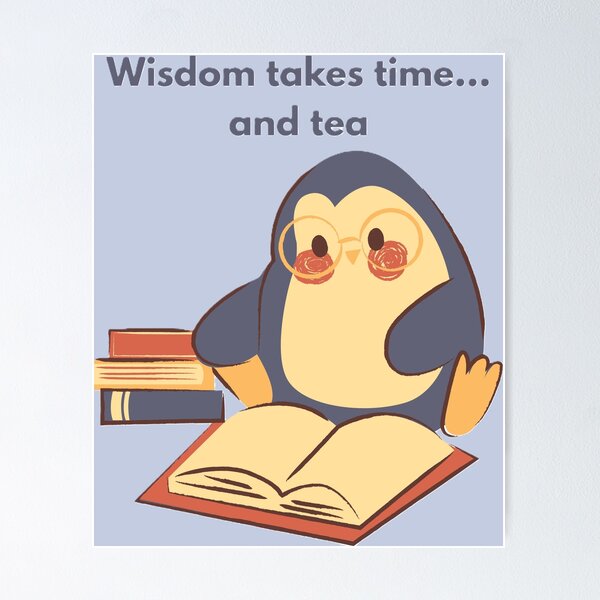 Item preview, Wisdom takes time...and tea designed and sold by creativityisfun.