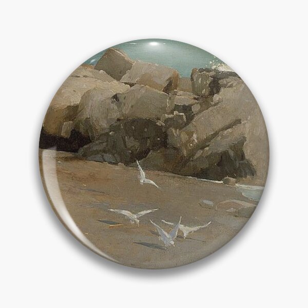 Item preview, Winslow Homer -Rocky Coast and Gulls designed and sold by tomorrowsart.