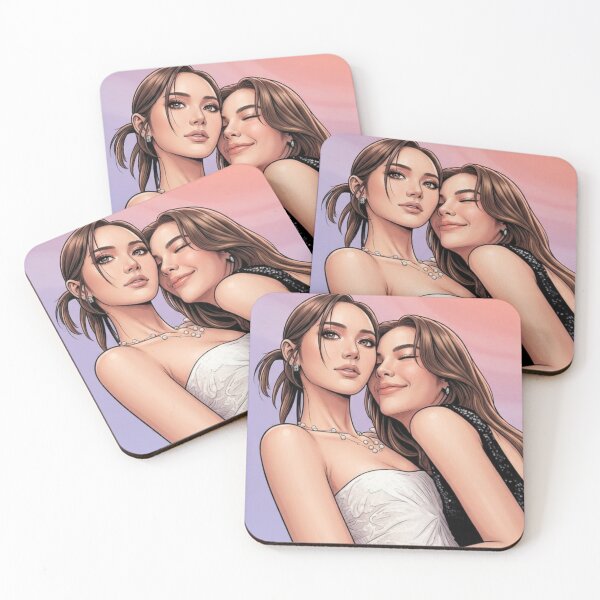 Item preview,  Hugs LmSy Thai GL Tv Series Lgbtq+ Sapphic WLW Home Decor Poster Print Art Comic Pride  designed and sold by Mind Space.