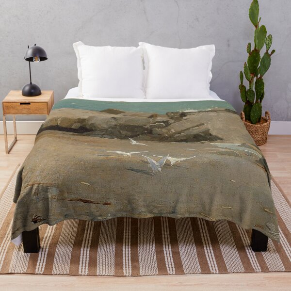 Item preview, Winslow Homer -Rocky Coast and Gulls designed and sold by tomorrowsart.