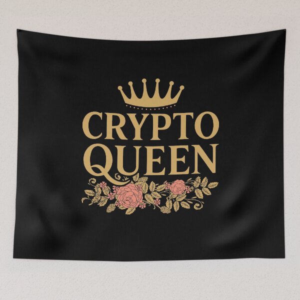 Item preview, Crypto Queen Cryptocurrency Bitcoin Lover Girl BTC designed and sold by tmerchtrends.