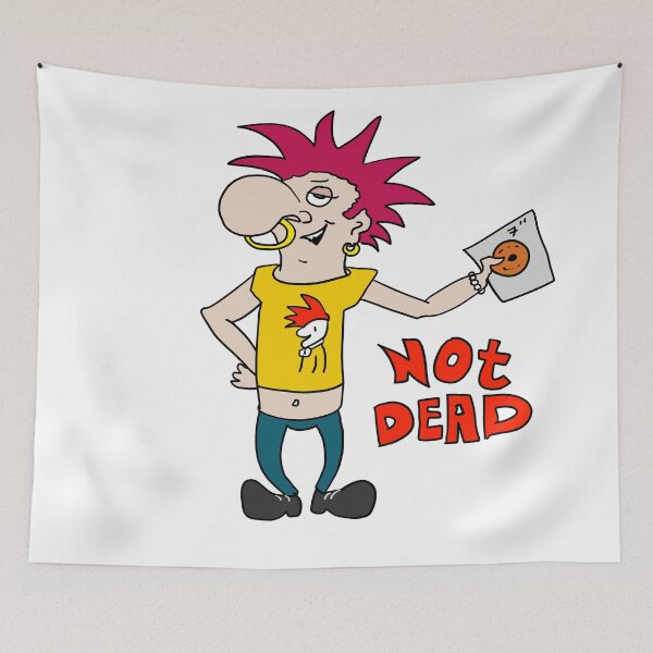 Item preview, Punk's not dead. Cartoon design. designed and sold by Grant Wilson.