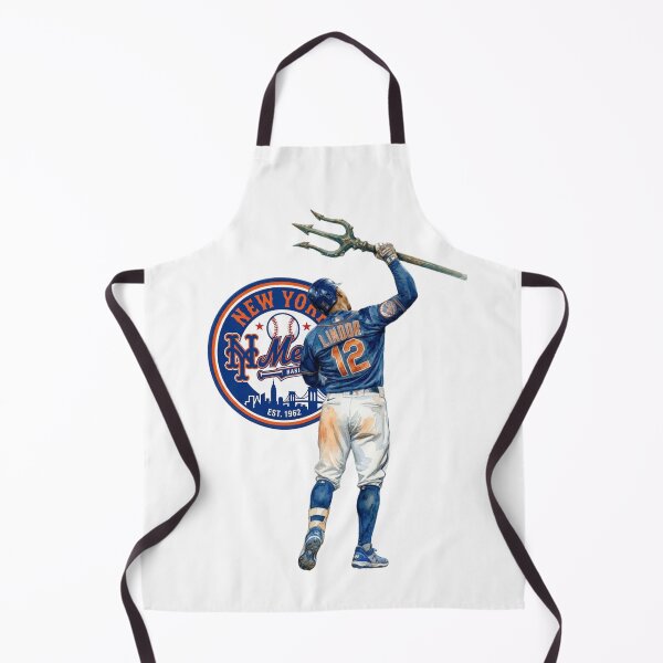 Item preview, Francisco Lindor New York Mets Watercolor Art, Lindor with Trident designed and sold by Turnersports.