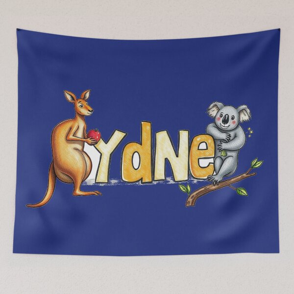 Item preview, Sydney text with kangaroo and koala designed and sold by CreationsNicB.