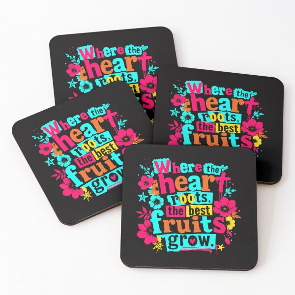 Item preview, Where The Heart Roots Best Fruit Grows Inspirational Gardening Gift designed and sold by ShetuAhsan.
