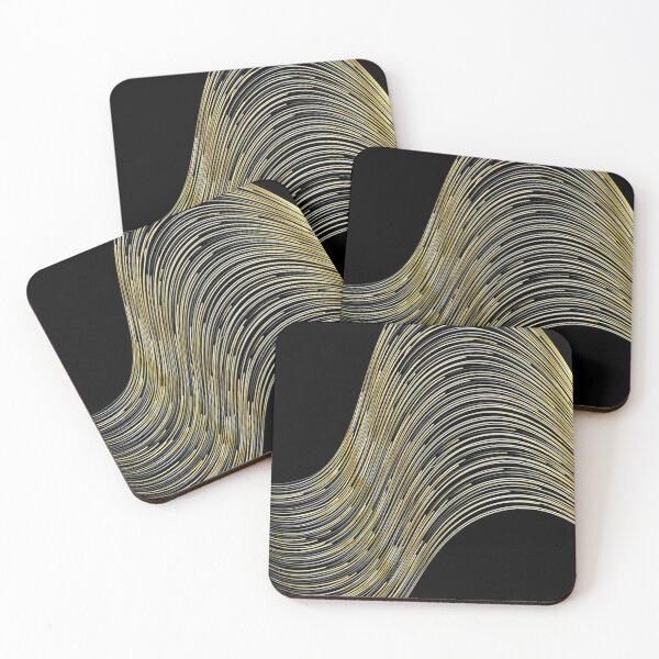 Item preview, Gold Waves designed and sold by artworkbyrihen.