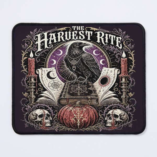 Item preview, The Harvest Rite Gothic Raven Grimoire | Dark Samhain Graphic designed and sold by InkspirationGraphics.
