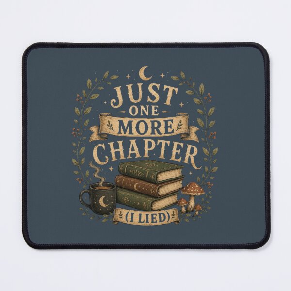 Item preview, Just One More Chapter (I Lied) Vintage Book Lover Shirt | Cozy Reader Gift | Bookworm Aesthetic designed and sold by Moonwoven Studio.