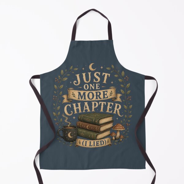 Item preview, Just One More Chapter (I Lied) Vintage Book Lover Shirt | Cozy Reader Gift | Bookworm Aesthetic designed and sold by Moonwoven Studio.