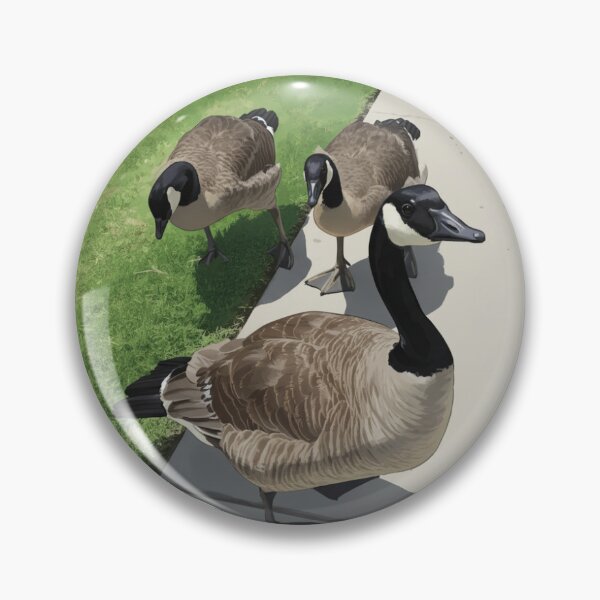 Item preview, Canada Geese Gathering Digital Painting designed and sold by KaleChub.