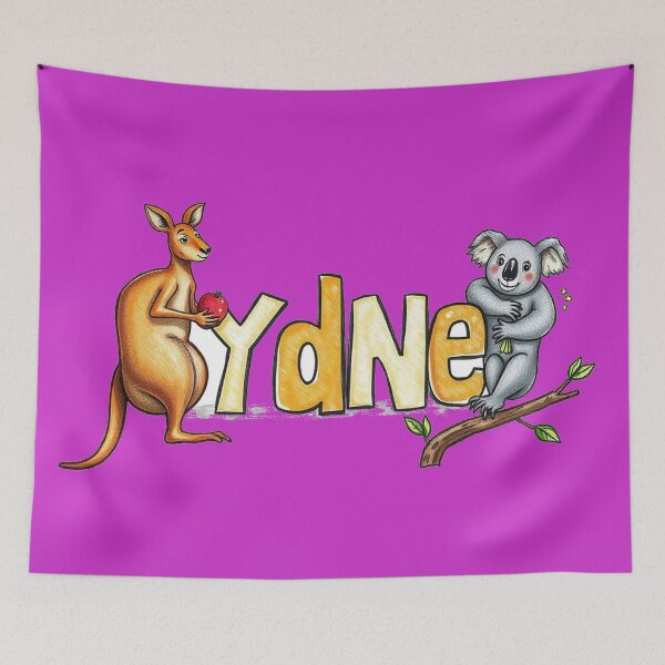 Item preview, Sydney text with kangaroo and koala designed and sold by CreationsNicB.