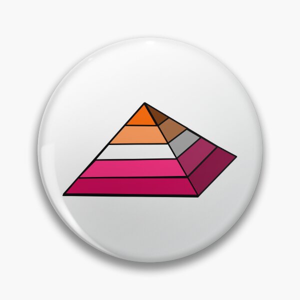 Item preview, Pyramid Pride Flag Lesbian designed and sold by HarveyHandcraftsandDesigns.