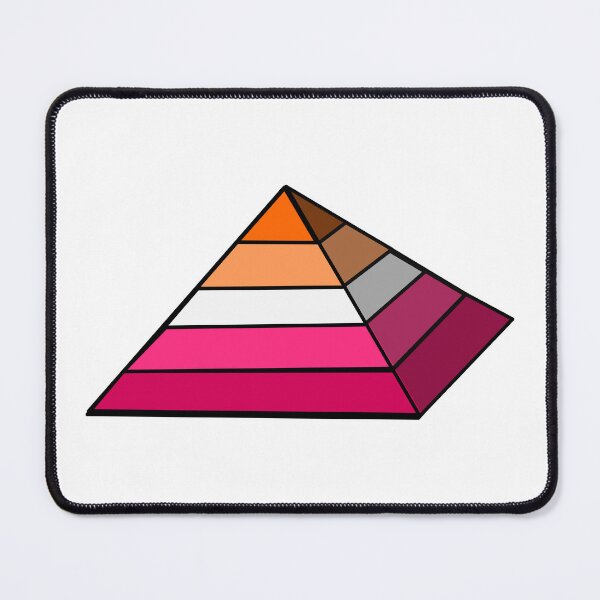Item preview, Pyramid Pride Flag Lesbian designed and sold by HarveyHandcraftsandDesigns.