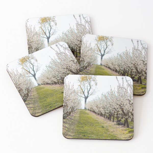 Item preview, Orchard with white blossoms designed and sold by ewawrona.