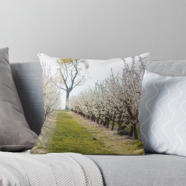 Item preview, Orchard with white blossoms designed and sold by ewawrona.