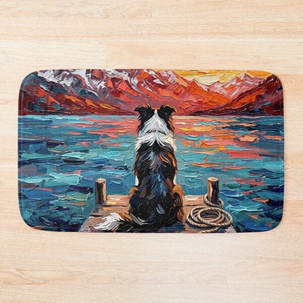 Item preview, On The Dock - Border Collie designed and sold by AjaTrier.