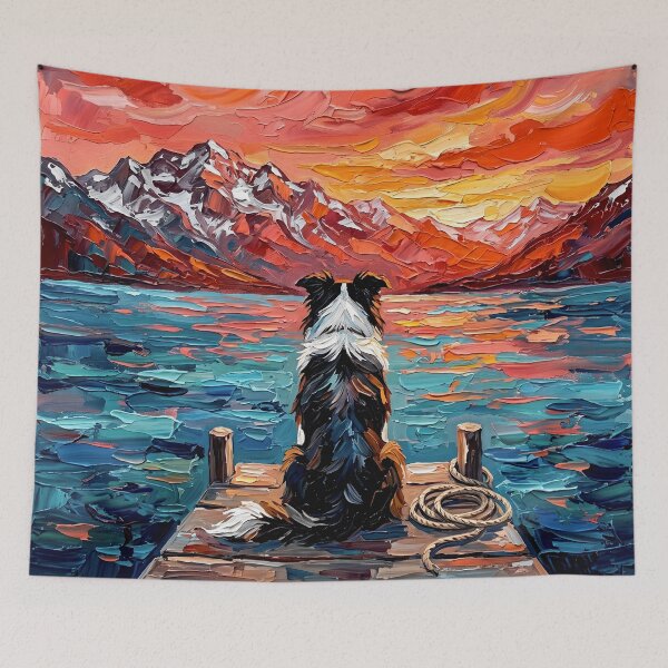 Item preview, On The Dock - Border Collie designed and sold by AjaTrier.