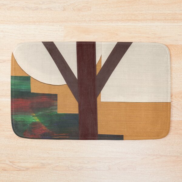 Item preview, Abstract Brown Tree with Geometric Shapes designed and sold by Kristy Carpenter.