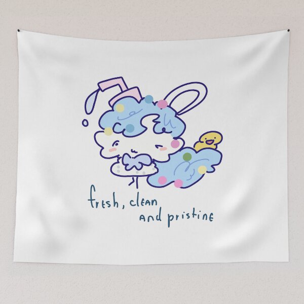 Item preview, Fresh Clean and Pristine Cute Bunny Bath designed and sold by Baby-Care.
