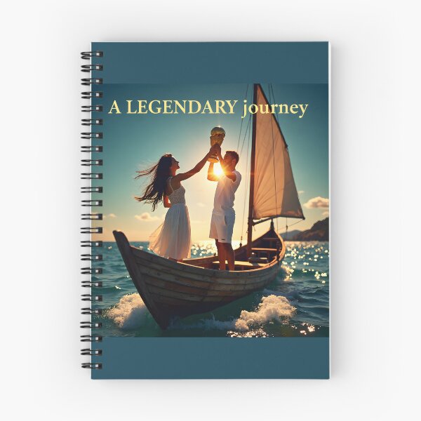Item preview, A Legendary Journey World Cup Football Champions Poster: Sunset Sailing Victory Art designed and sold by Creative-RE.