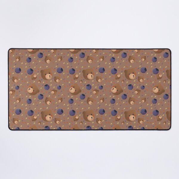 Item preview, Cute Bear and Blueberry seamless pattern designed and sold by RuwaDesignArt.