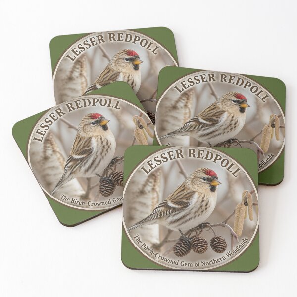 Item preview, LESSER REDPOLL    – The Birch‑Crowned Gem of Northern Woodlands designed and sold by The Digital Compass.