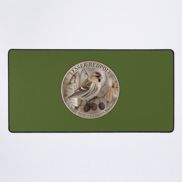 Item preview, LESSER REDPOLL – The Birch‑Crowned Gem of Northern Woodlands designed and sold by The Digital Compass.
