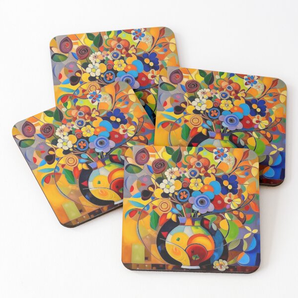 Item preview, Abstract Watercolor Flowers. Office wall art  designed and sold by MalwasBasket.